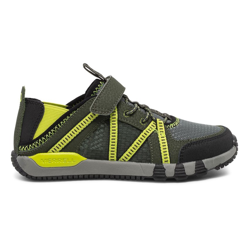 Sandales Merrell Hydro Free Roam Vert Olive Enfant | U.N.EQQC